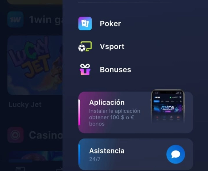 1win app bonus